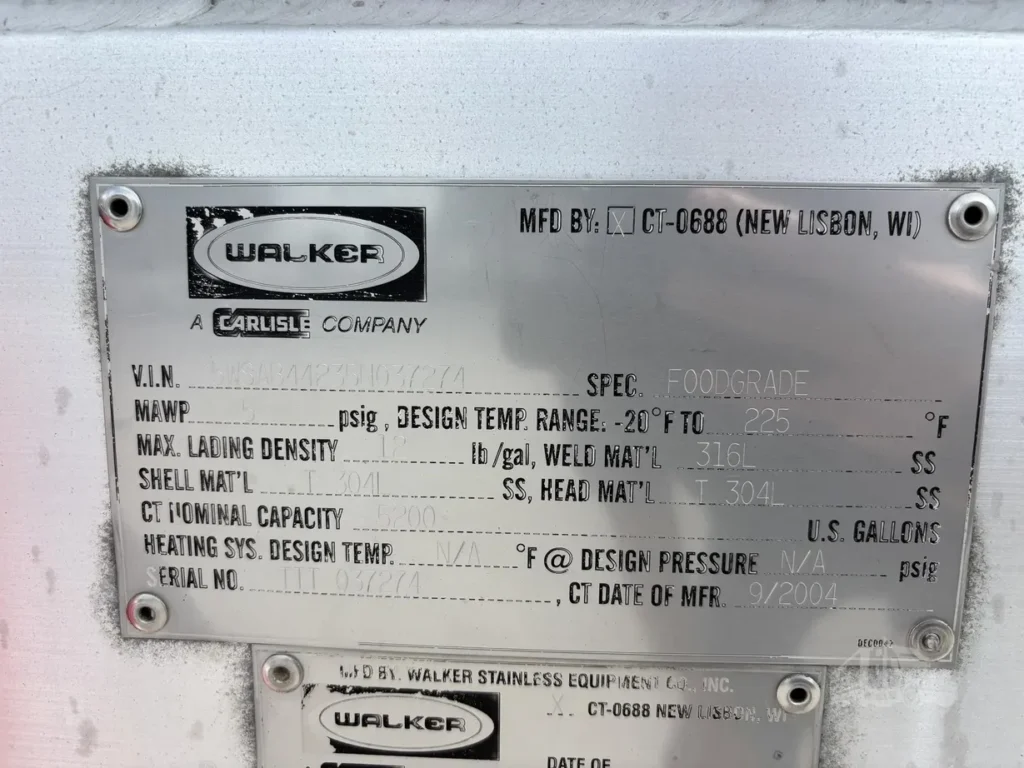 2005 Walker 5200 Gal